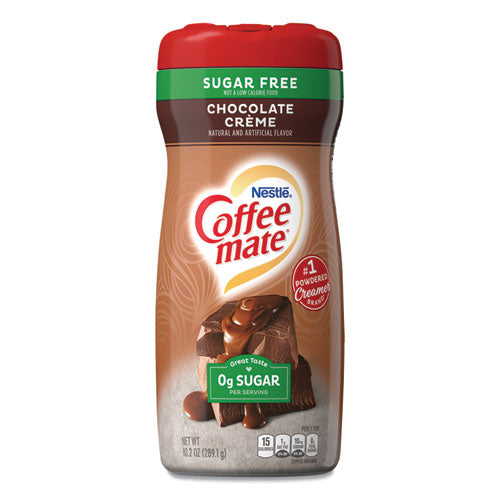 Coffee mate Sugar Free Chocolate Cream Powdered Creamer, 10.2 oz Canister