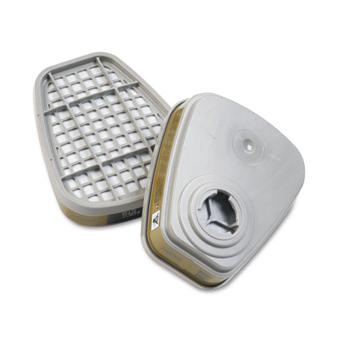 3M 6006 Respirator Cartridge for Certain Organic Vapors and Other Gases, 2/Pack