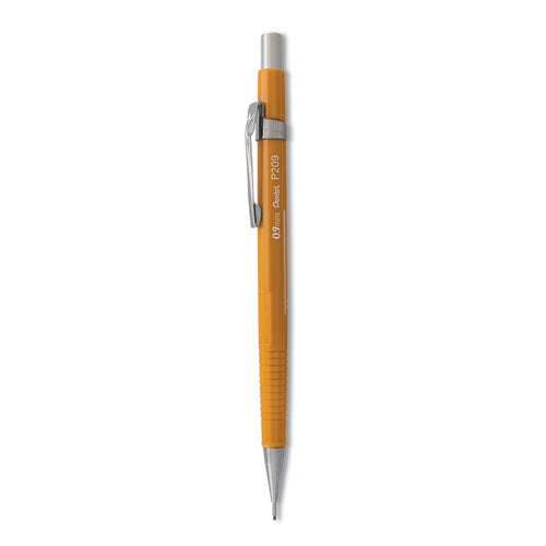 Pentel Sharp Mechanical Pencil, 0.9 mm, HB (#2), Black Lead, Yellow Barrel