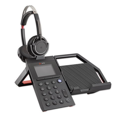 poly Elara 60 Series Wired Conferencing Phone with Voyager Focus, Black