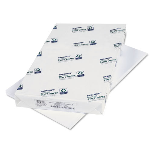 AbilityOne 7530010855225, SKILCRAFT Colored Copy Paper, 87 Bright, 20 lb Bond Weight, 11 x 17, White, 500 Sheets/Ream, 5 Reams/Carton