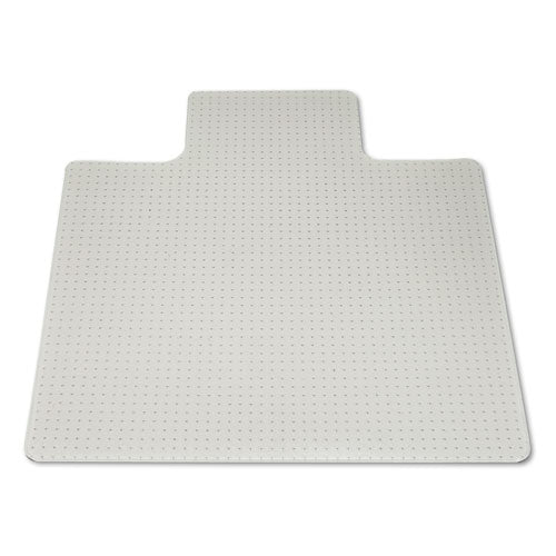 AbilityOne 7220013053062, SKILCRAFT Heavy-Duty Chair Mat for High to Plush Pile Carpeted Floors, Rectangular with Lip, 45" x 53", Clear