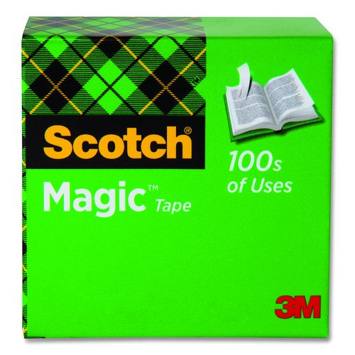 Scotch Magic Tape Refill, 1" Core, 1" x 36 yds, Clear