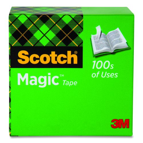 Scotch Magic Tape Refill, 1" Core, 0.5" x 36 yds, Clear