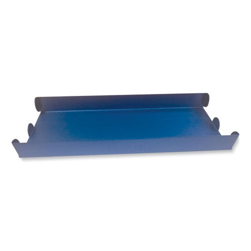 CONTROLTEK Metal Coin Tray, Accommodates $20 in Nickels, 3.5" x 10" x 1.75", Blue