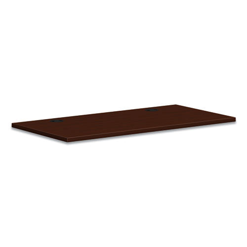 HON Mod Worksurface, Rectangular, 48w x 24d, Traditional Mahogany