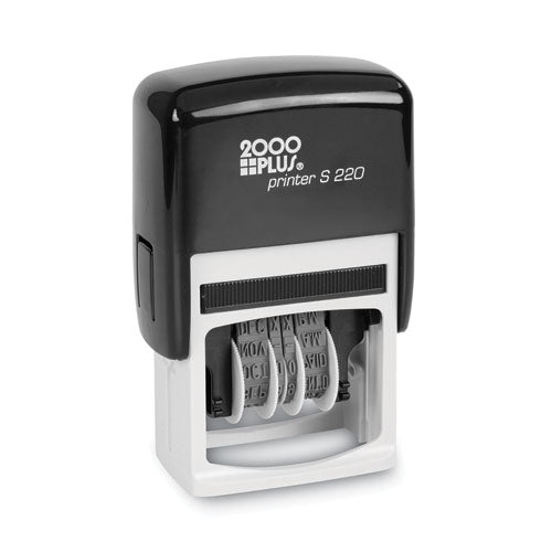COSCO 2000PLUS Economy Dater, Self-Inking, Black