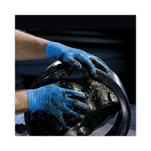 KleenGuard G10 2PRO Nitrile Gloves, Powder-Free, 6 mil Thick, 9.5" Long, Blue, 100/Box