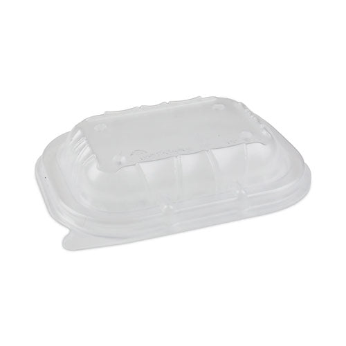 Pactiv Evergreen EarthChoice Entree2Go Takeout Container Vented Lid, 5.7 x 4.3 x 2.6, Clear, Plastic, 600/Carton