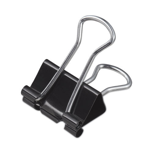 Universal Binder Clip Zip-Seal Bag Value Pack, Small, Black/Silver, 144/Pack
