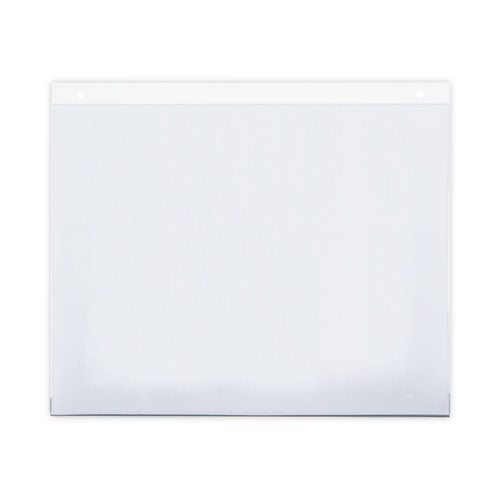 Universal Wall Mount Sign Holder, 11 x 8.5, Horizontal, Clear, 2/Pack