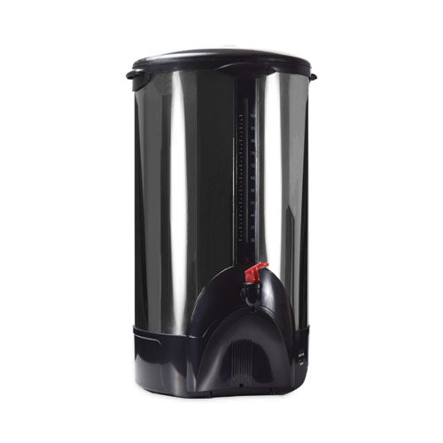 Coffee Pro 100-Cup Percolating Urn, Stainless Steel