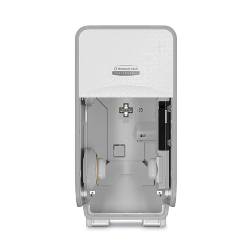 Kimberly-Clark Professional* ICON Coreless Standard Roll Toilet Paper Dispenser, 7.18 x 13.37 x 7.06, White Mosaic