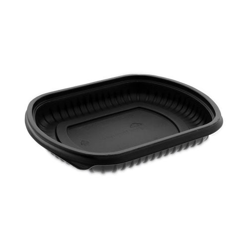Pactiv Evergreen EarthChoice MealMaster Container, 16 oz, 8.12 x 6.5 x 1, Black, Plastic, 252/Carton