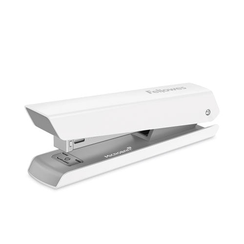 Fellowes LX820 Classic Full Strip Stapler with Antimicrobial Protection, 20-Sheet Capacity, White