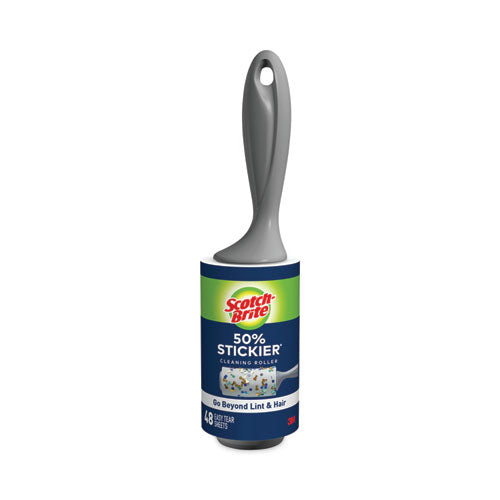 Scotch-Brite 50% Stickier Lint Roller, 48 Sheets/Roll
