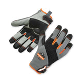 ergodyne ProFlex 710 Heavy-Duty Mechanics Gloves, 9" Long, Gray, Pair