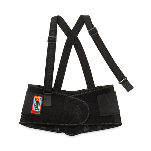 ergodyne ProFlex 2000SF High-Performance Spandex Back Support Brace, 3X-Large, 46" to 52" Waist, Black