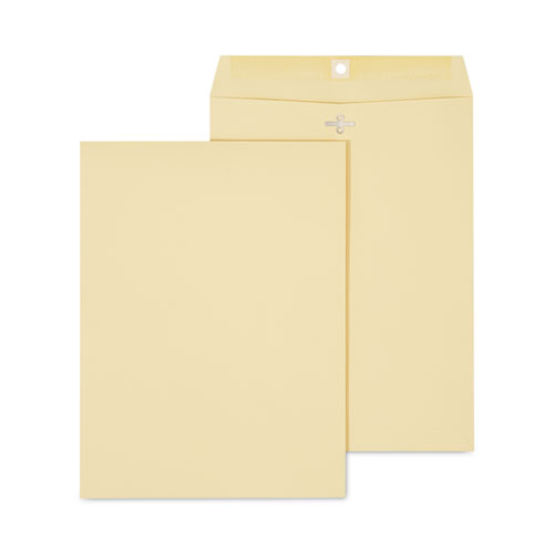 Universal Kraft Clasp Envelope, #10 1/2, Square Flap, Clasp/Gummed Closure, 9 x 12, Brown Kraft, 100/Box