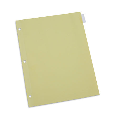Universal Insertable Tab Index, 8-Tab, 11 x 8.5, Buff, Clear Tabs, 24 Sets