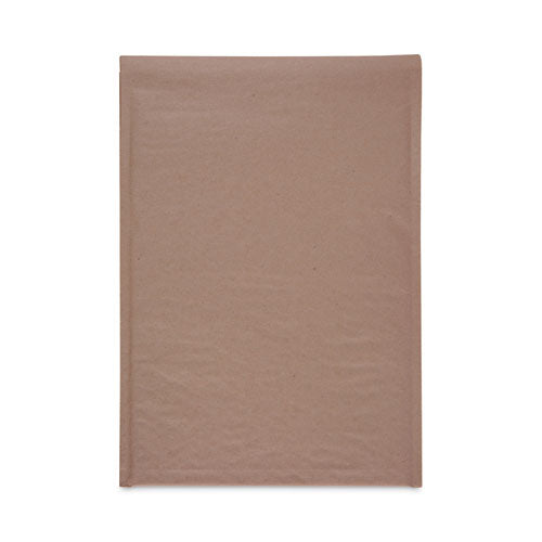 Universal Natural Self-Seal Cushioned Mailer, #5, Barrier Bubble Air Cell Cushion, Self-Adhesive Closure, 10.5 x 16, Kraft, 80/Carton