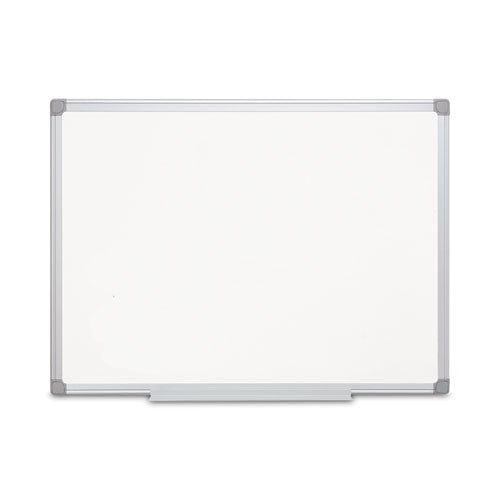 MasterVision Earth Silver Easy Clean Magnetic Dry Erase Boards, 36" x 24", White Surface, Satin Aluminum Frame