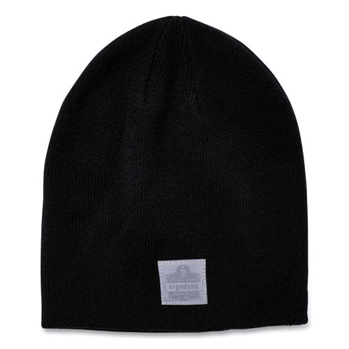 ergodyne N-Ferno 6812 Rib Knit Beanie, Acrylic, One Size Fits Most, Black