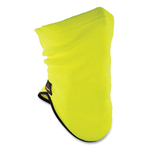 ergodyne N-Ferno 6960 Fleece Neck Gaiter, Fleece, One Size Fits Most, Hi-Vis Lime