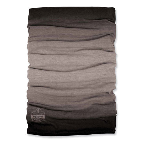 ergodyne N-Ferno 6491 Reversible Thermal Fleece + Poly Multi-Band, One Size Fits Most, Light Gray Fade