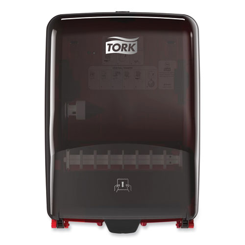 Tork Washstation Dispenser, 12.56 x 10.57 x 18.09, Red/Smoke