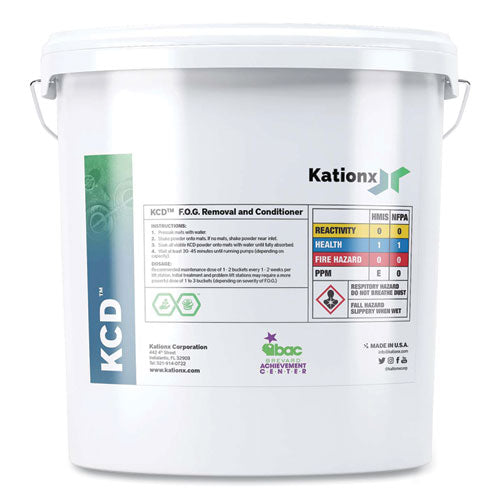 AbilityOne 7930017000768, SKILCRAFT KCD Wastewater Lift Station and Collection System Sewer Cleaner, Unscented, 5 gal Bucket