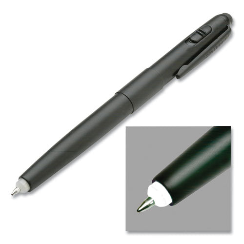 AbilityOne 7520016998604, SKILCRAFT Luminator Ballpoint Pen/Flashlight/Stylus, White LED, Retractable, Medium 1 mm, Black Ink and Barrel