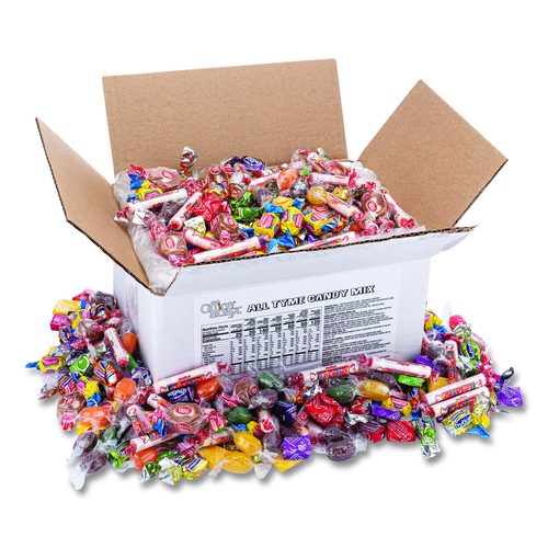 Office Snax Candy Assortments, All Tyme Candy Mix, 5 lb Carton