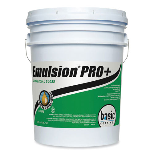 Betco Emulsion Pro+ Floor Finish and Sealer, 5 gal Pail