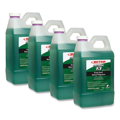 Betco Green Earth Natural FastDraw Degreaser, 2 L Bottle, 4/Carton