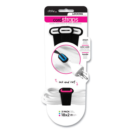 dotz Locking Cord Strap, Black