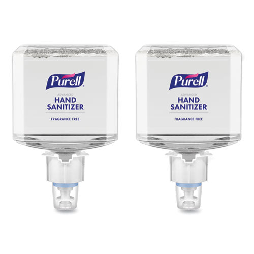 PURELL Advanced Hand Sanitizer Gentle and Free Foam, 1,200 mL Refill, Fragrance-Free, For ES4 Dispensers, 2/Carton