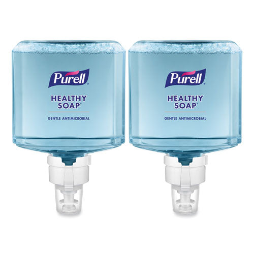 PURELL HEALTHY SOAP 0.5% BAK Antimicrobial Foam Refill, For ES8 Dispensers, Light Citrus Floral Scent, 1,200 mL, 2/Carton