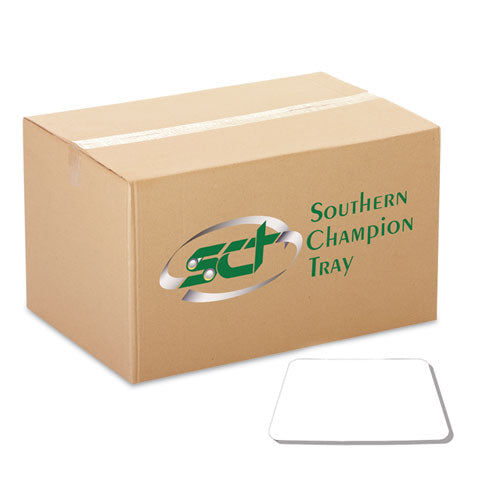 SCT Bakery Bright White Cake Pad, Double Wall Pad, 25.5 x 17.5, White, Paper, 50/Carton