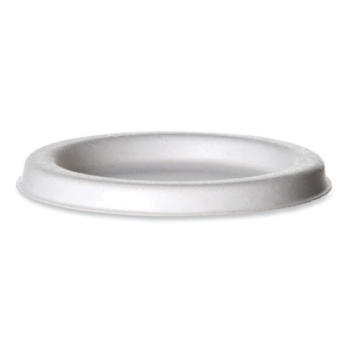 Eco-Products Sugarcane Portion Cup Lids, Fits 2 oz Portion Cups, White, 2,500/Carton