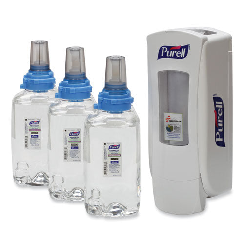 AbilityOne 8520017027810, SKILCRAFT PURELL Advanced Green Certified Instant Foam Hand Sanitizer Starter Kit, 1,200 mL, White