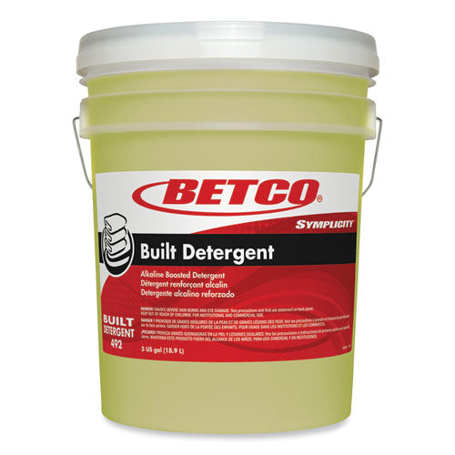 Betco Symplicity Built Laundry Detergent, Odorless, 5 gal Pail