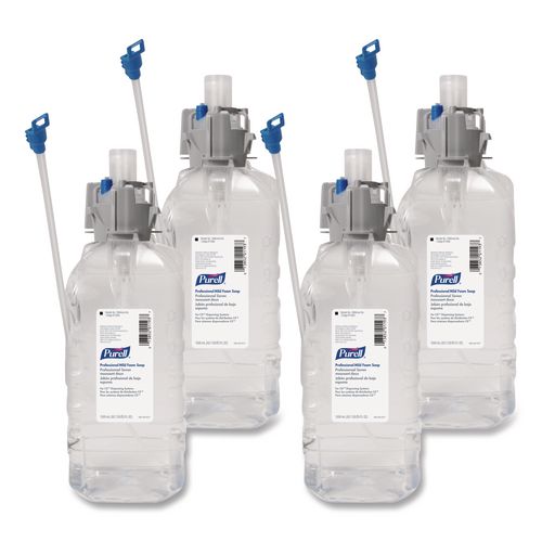 PURELL Professional Mild Foam Soap Refill, For CX, CXi, CXT Dispensers, Fragrance-Free, 1,500 mL, 4/Carton