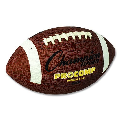 Champion Sports Pro Composite Football, Official Size, Brown