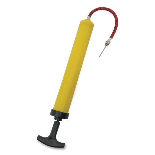 Champion Sports Standard Hand Pump, 12" Long, Yellow/Black