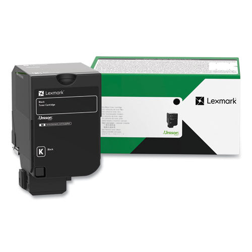 Lexmark 74C0SKG Return Program Toner, 7,000 Page-Yield, Black