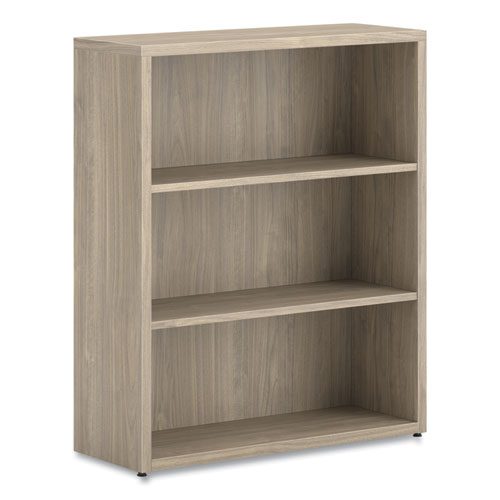 HON 10500 Series Laminate Bookcase, Three Shelves, 36" x 13" x 43.75", Kingswood Walnut