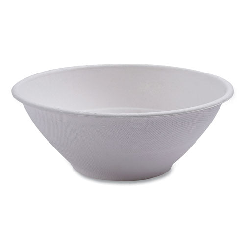Eco-Products Vanguard Renewable and Compostable Sugarcane Bowls, 32 oz, White, 400/Carton