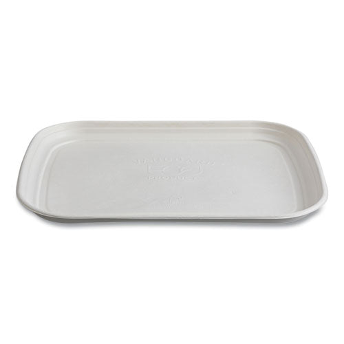 Eco-Products Regalia Sugarcane Servingware, Platter, 13 x 17, White, 100/Carton