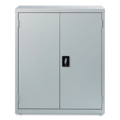 Alera Economy Assembled Storage Cabinets, 3 Shelves, 36" x 18" x 42", Light Gray
